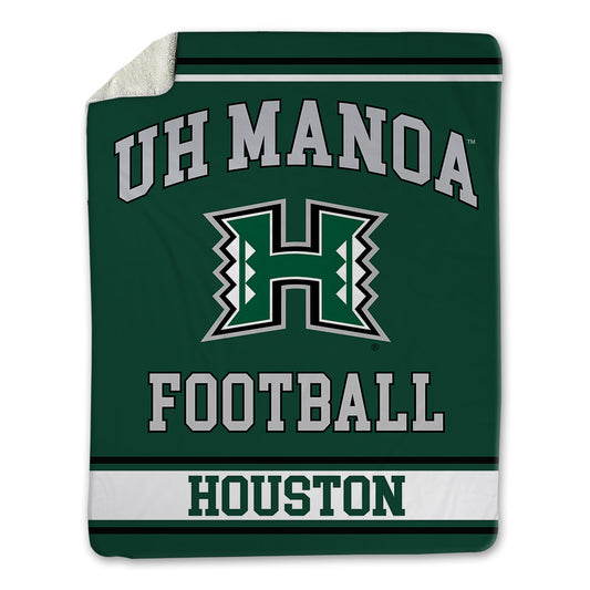 Hawaii - NCAA Football : Avin Houston - Blanket-0