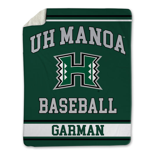 Hawaii - NCAA Baseball : Grant Garman - Blanket-0