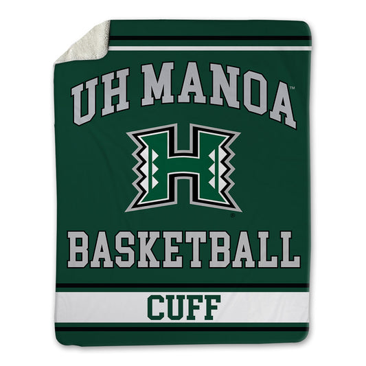Hawaii - NCAA Men's Basketball : Tiger Cuff - Blanket-0