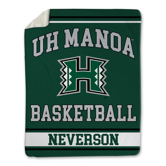 Hawaii - NCAA Women's Basketball : Saniyah Neverson - Blanket-0