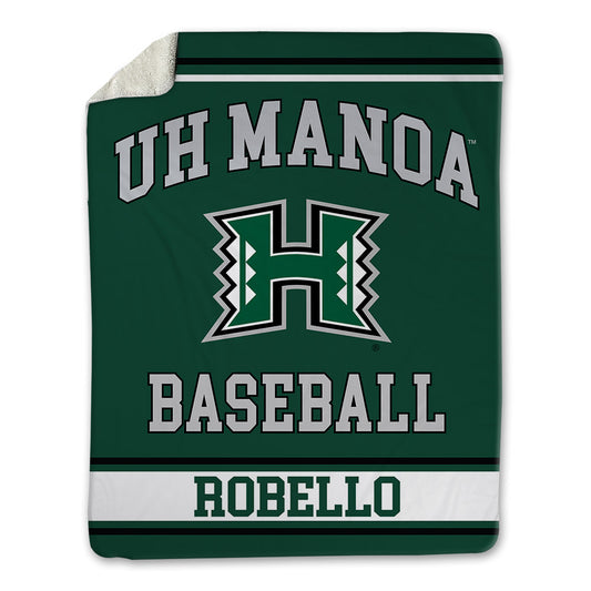 Hawaii - NCAA Baseball : Hekili Robello - Blanket-0