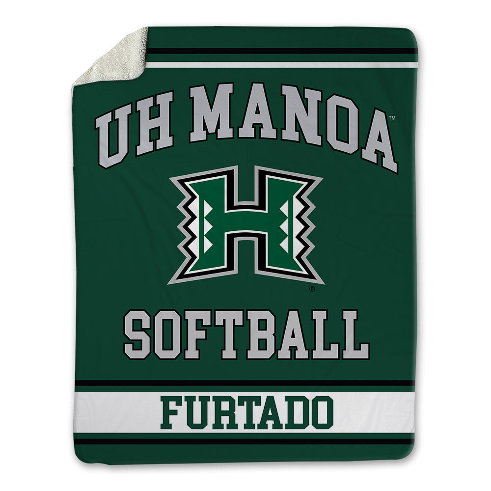 Hawaii - NCAA Softball : Rhea Furtado - Blanket-0
