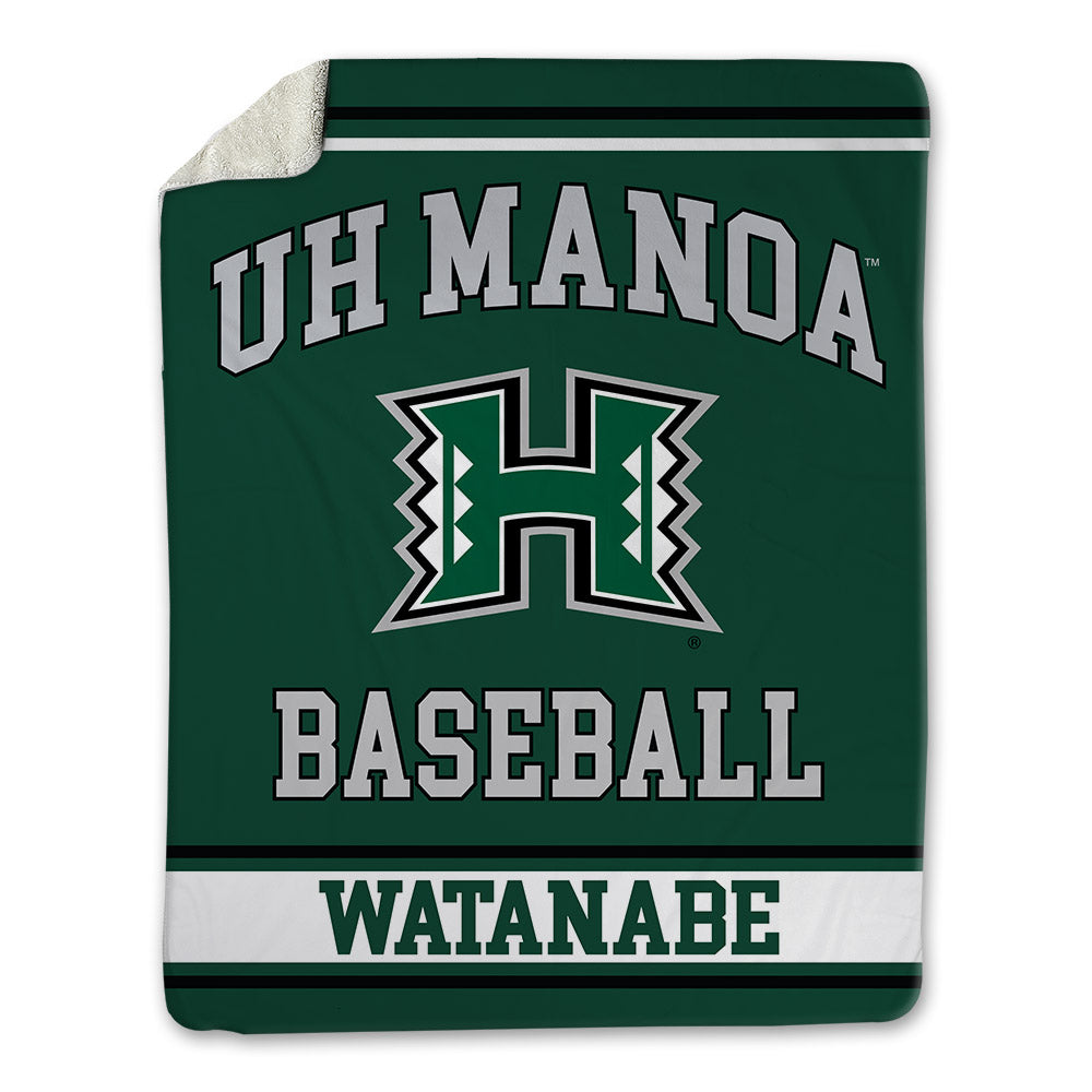 Hawaii - NCAA Baseball : Kody Watanabe - Blanket-0
