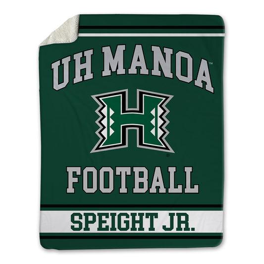 Hawaii - NCAA Football : Geoffrey Speight Jr. - Blanket-0