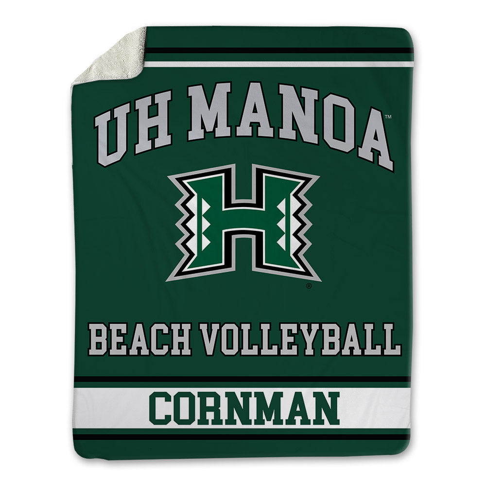 Hawaii - NCAA Beach Volleyball : Kiera Cornman - Blanket-0