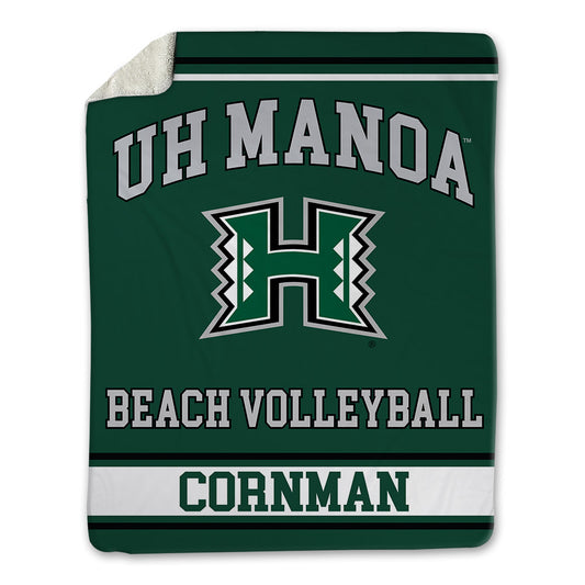 Hawaii - NCAA Beach Volleyball : Kiera Cornman - Blanket-0