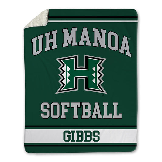 Hawaii - NCAA Softball : Maycen Gibbs - Blanket-0