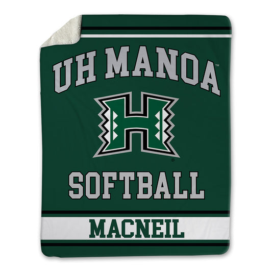 Hawaii - NCAA Softball : Maryn Macneil - Blanket-0