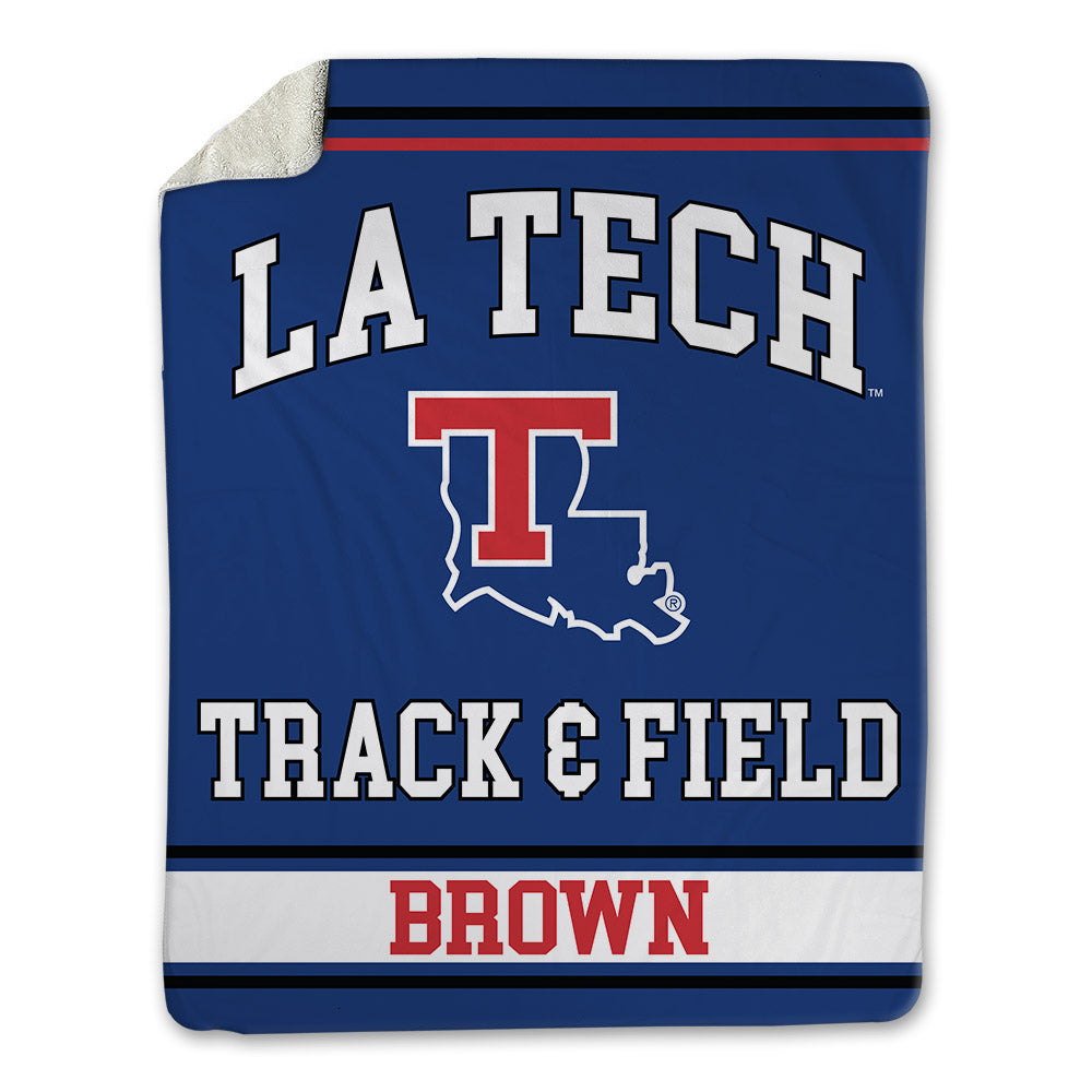 LA Tech - NCAA Men's Track & Field : John-Hudson Brown - Blanket-0