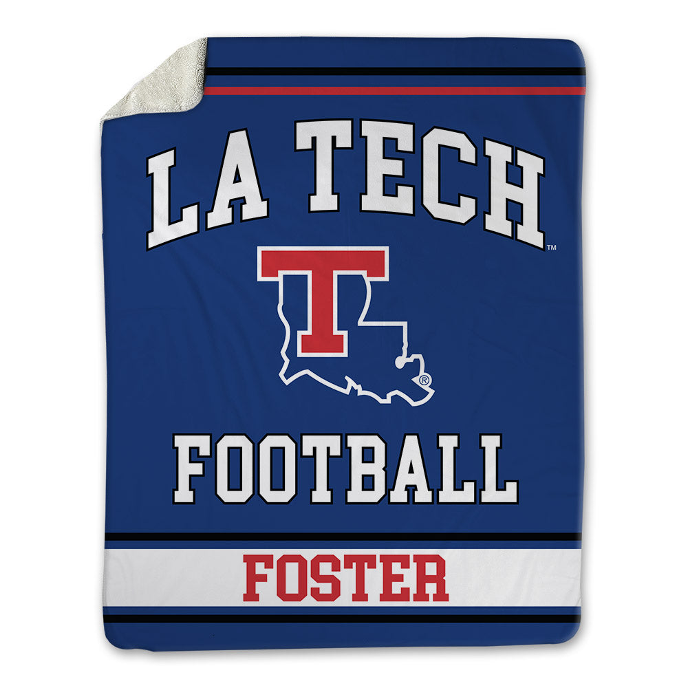 LA Tech - NCAA Football : Jakari Foster - Blanket-0