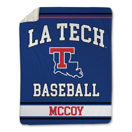 LA Tech - NCAA Baseball : Casey McCoy - Blanket-0