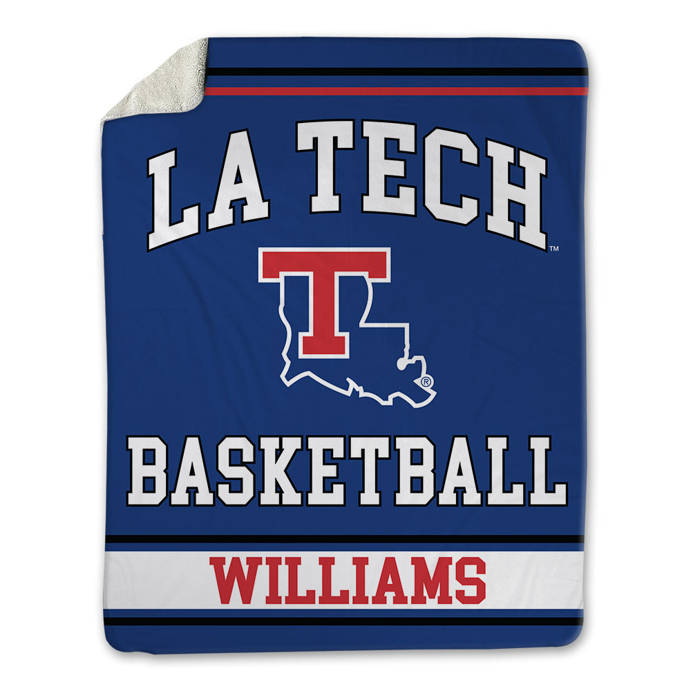 LA Tech - NCAA Men's Basketball : A'Meir Williams - Blanket-0
