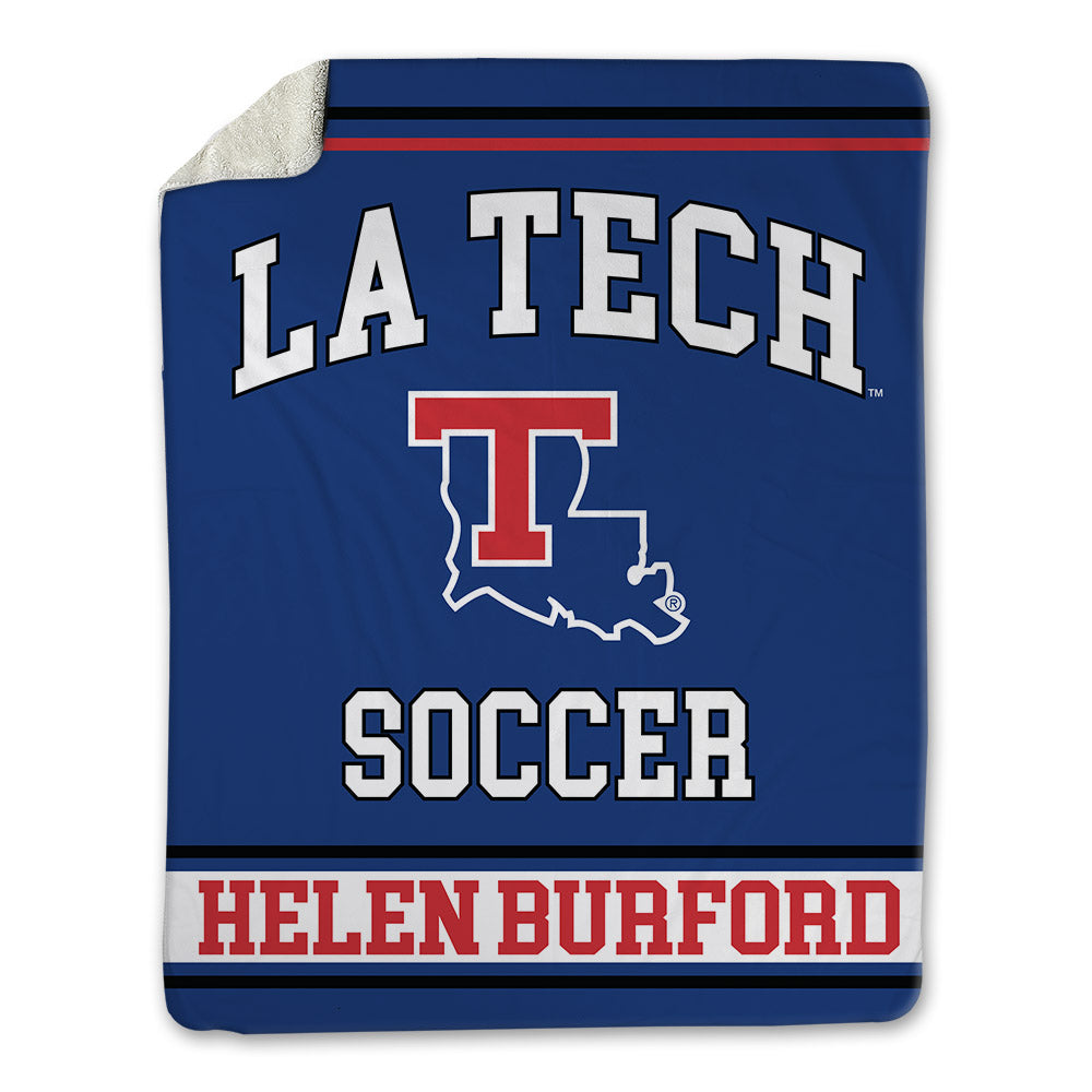 LA Tech - NCAA Women's Soccer : Mary Helen Burford - Blanket-0