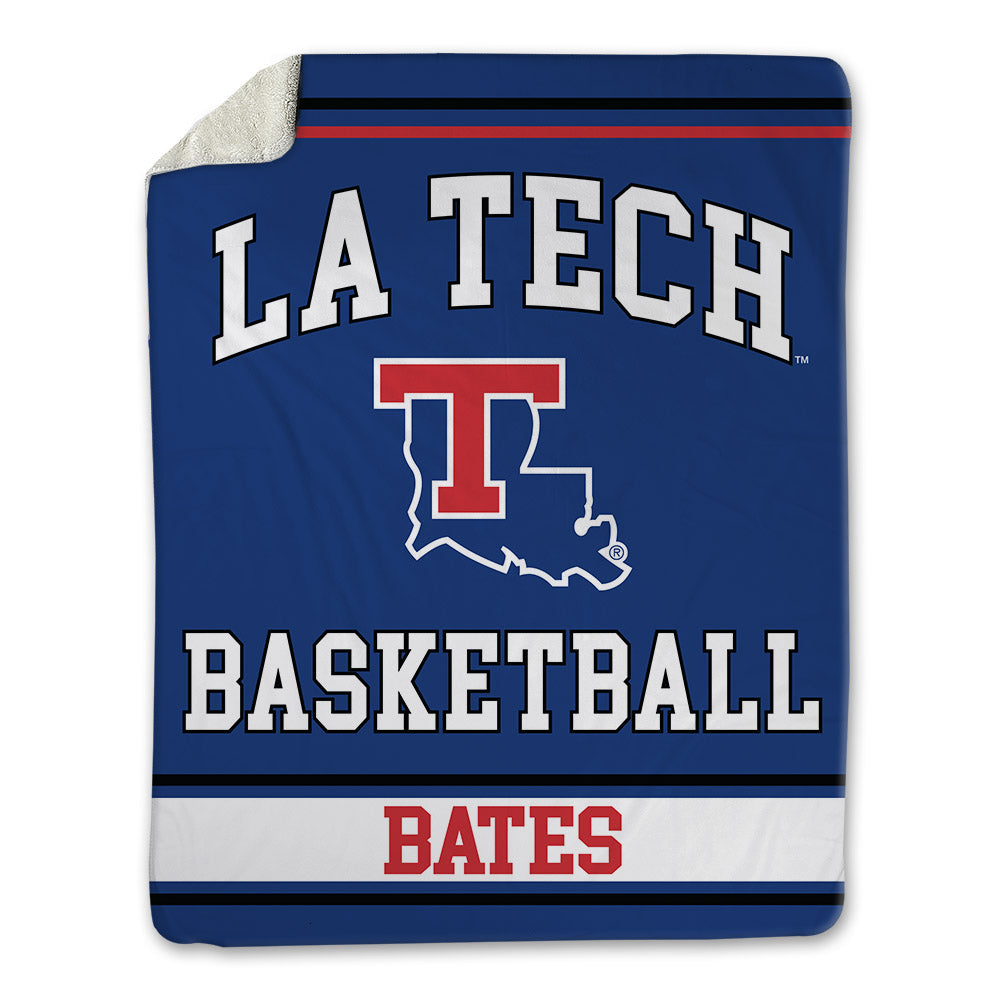 LA Tech - NCAA Men's Basketball : A.J. Bates - Blanket-0