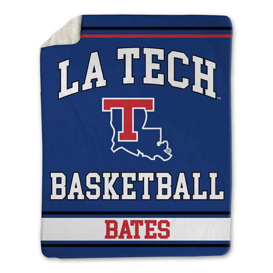 LA Tech - NCAA Men's Basketball : A.J. Bates - Blanket-0