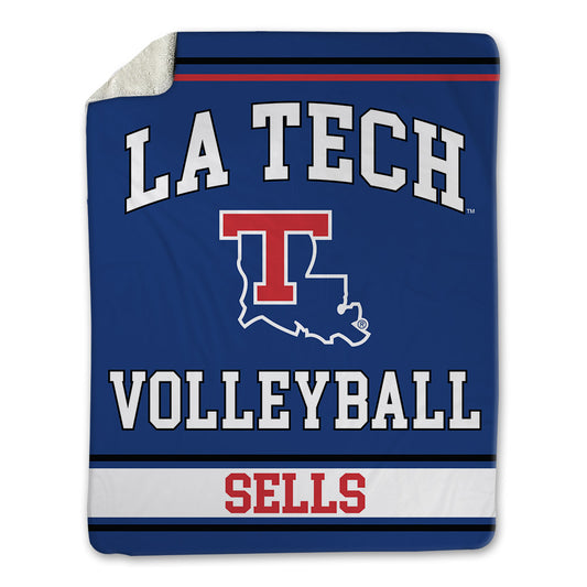 LA Tech - NCAA Women's Volleyball : Abbigayl Sells - Blanket-0