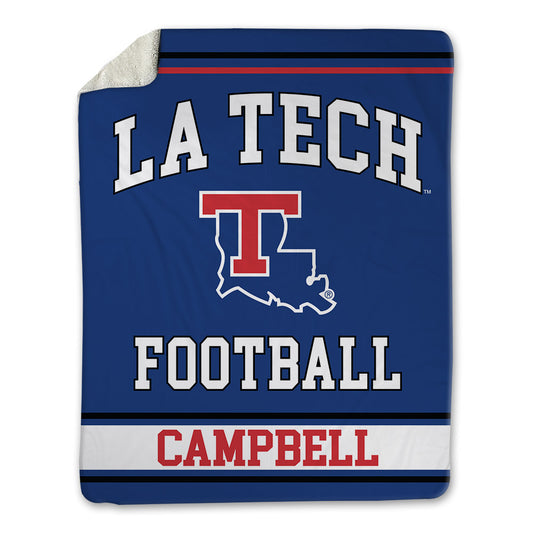 LA Tech - NCAA Football : Kaleb Campbell - Blanket-0