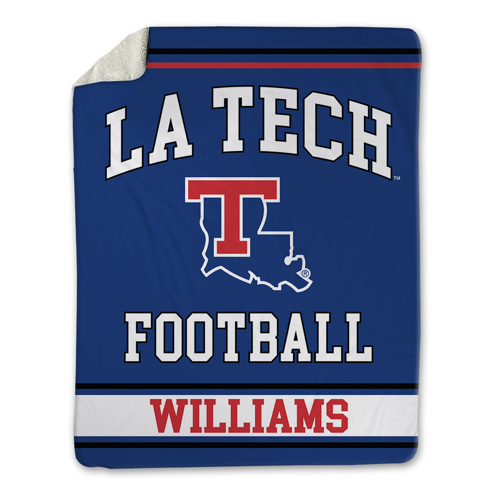LA Tech - NCAA Football : Justice Williams - Blanket-0