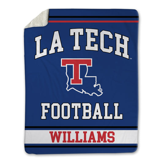 LA Tech - NCAA Football : Justice Williams - Blanket-0