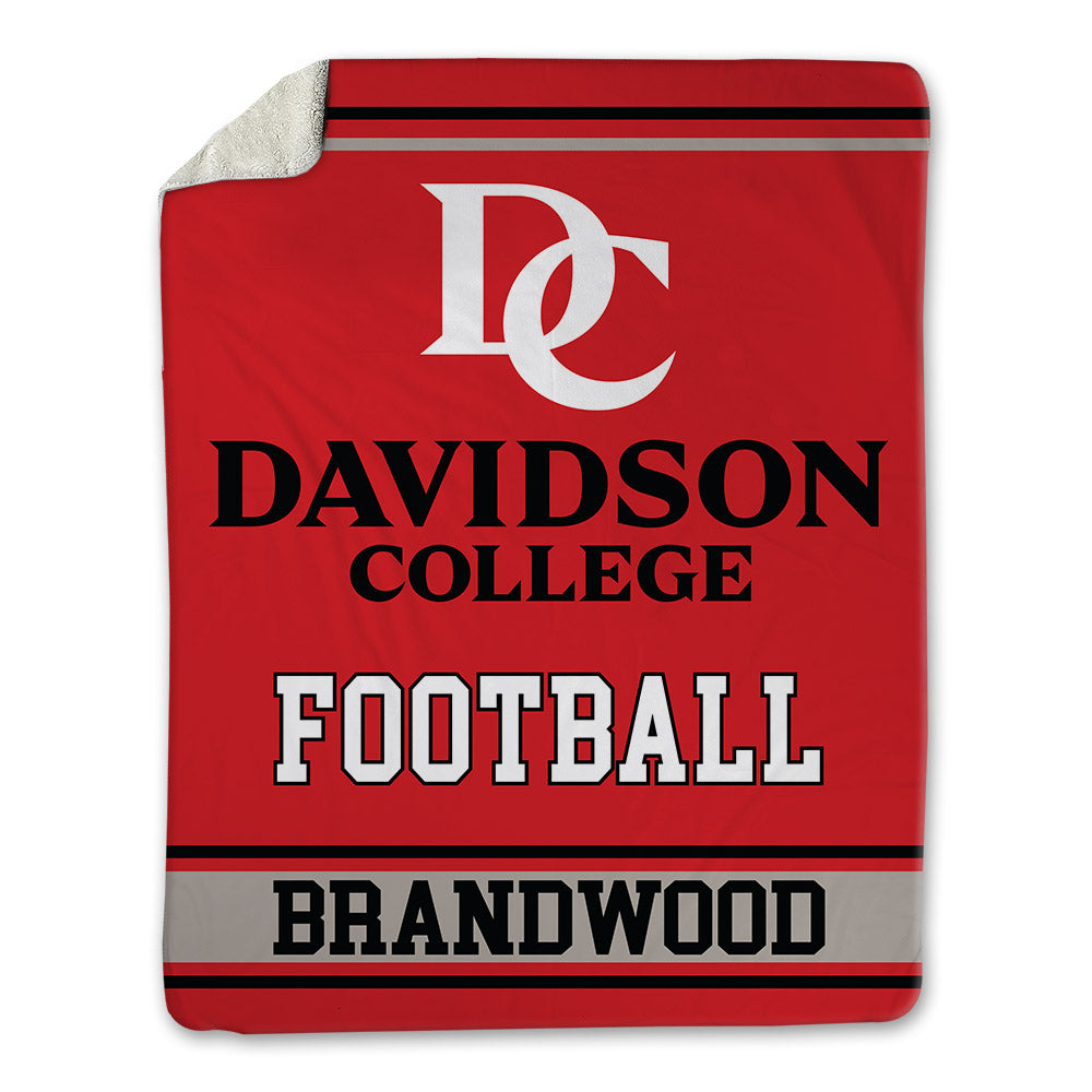 Davidson - NCAA Football : Gavin Brandwood - Blanket-0