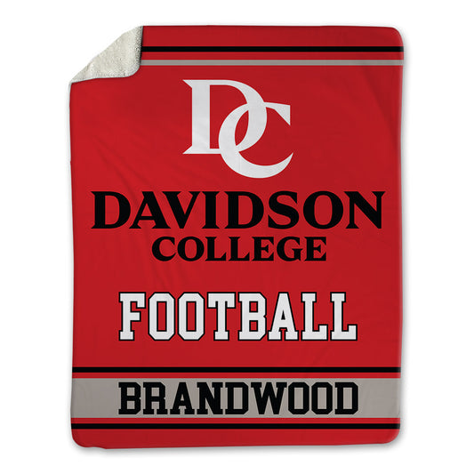 Davidson - NCAA Football : Gavin Brandwood - Blanket-0