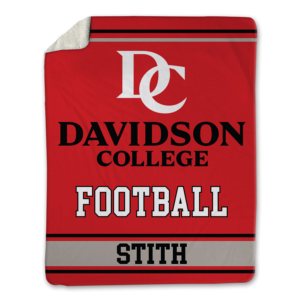 Davidson - NCAA Football : Jeramy Stith - Blanket-0
