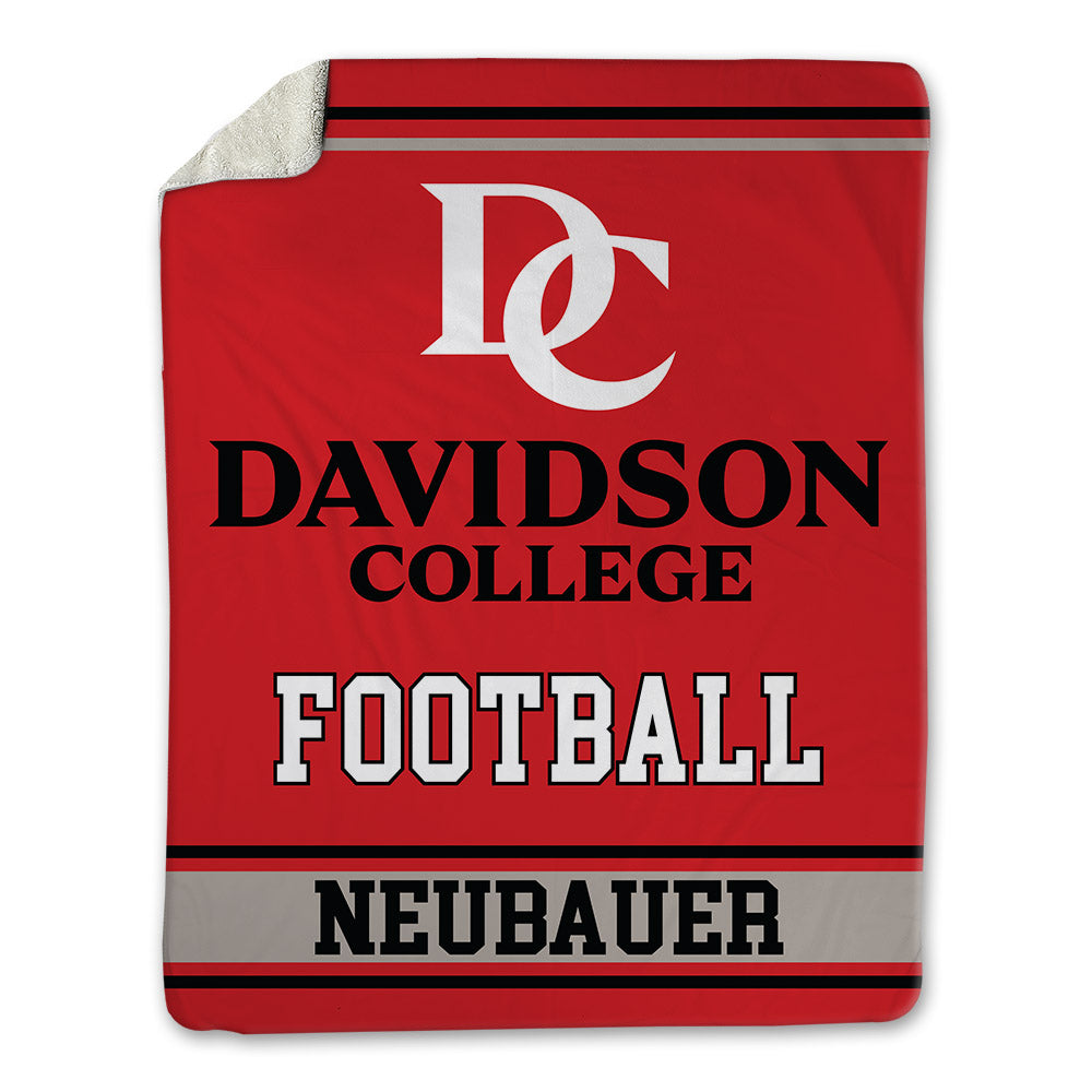 Davidson - NCAA Football : Cal Neubauer - Blanket-0