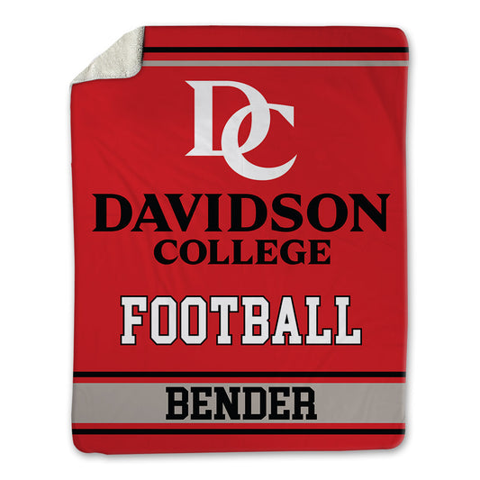 Davidson - NCAA Football : Hayden Bender - Blanket-0