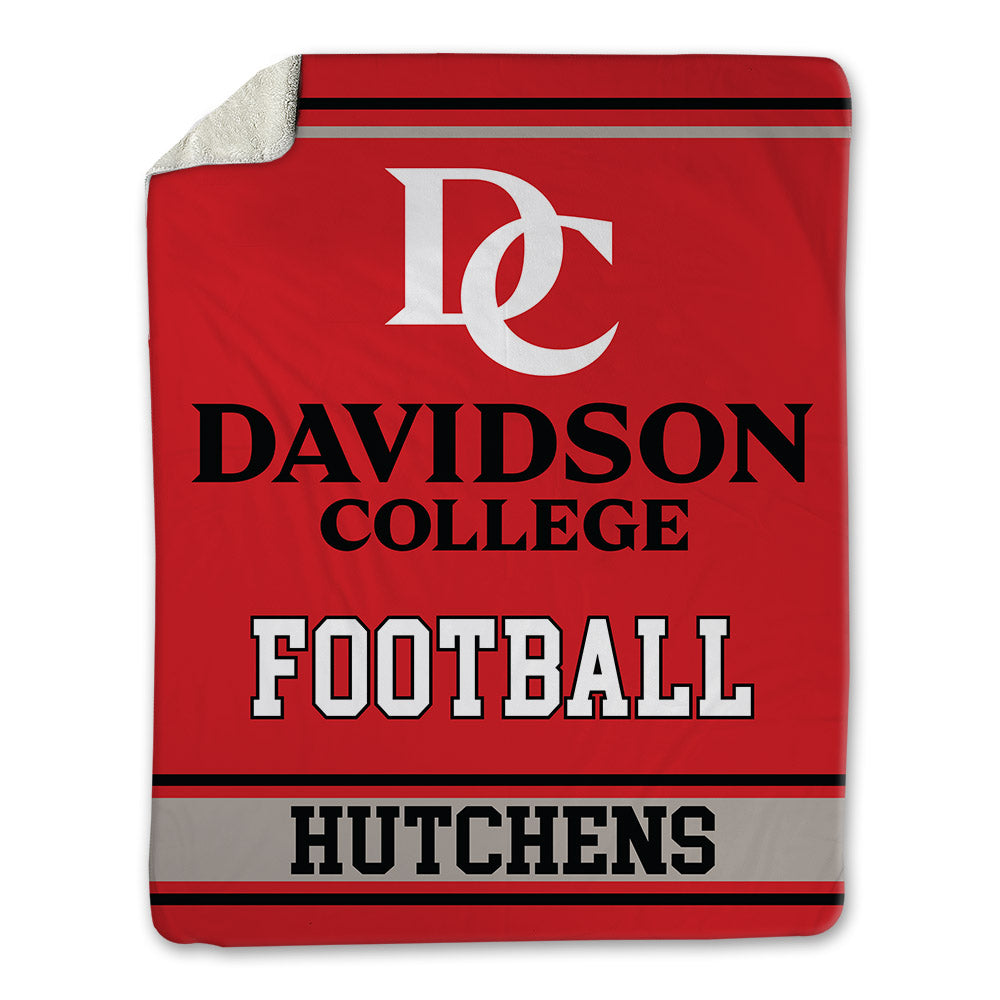 Davidson - NCAA Football : Russell Hutchens - Blanket-0