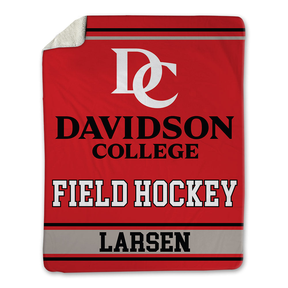 Davidson - NCAA Women's Field Hockey : Eleanor Larsen - Blanket-0