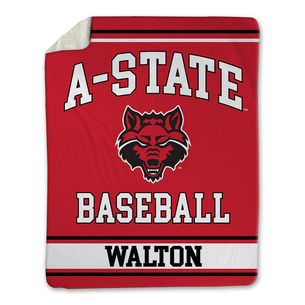 Arkansas State - NCAA Baseball : Lane Walton - Blanket-0