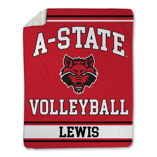 Arkansas State - NCAA Women's Volleyball : Devyn Lewis - Blanket-0
