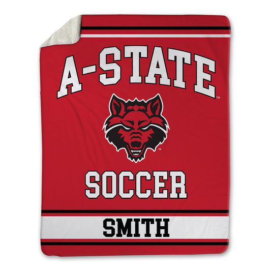 Arkansas State - NCAA Women's Soccer : Maggie Smith - Blanket-0