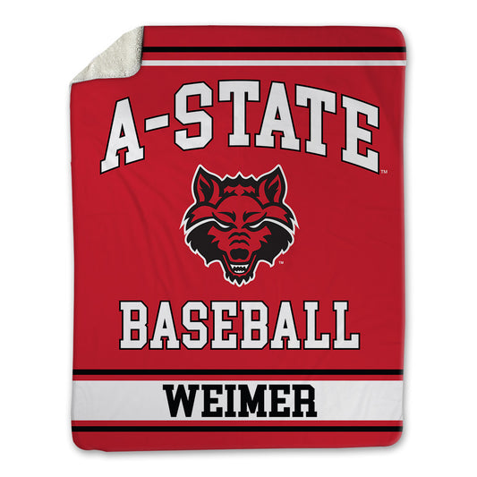 Arkansas State - NCAA Baseball : Tyler Weimer - Blanket-0