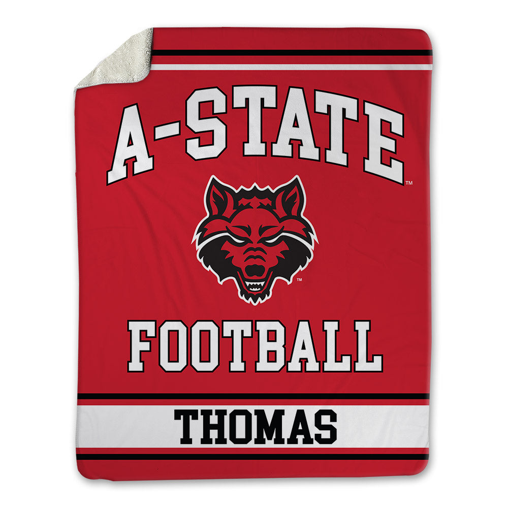 Arkansas State - NCAA Football : AJ Thomas - Blanket-0