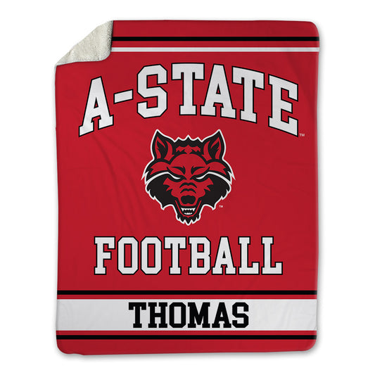 Arkansas State - NCAA Football : AJ Thomas - Blanket-0