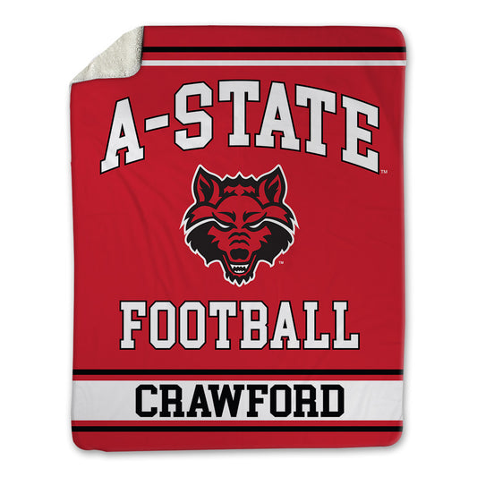 Arkansas State - NCAA Football : Ethan Crawford - Blanket-0