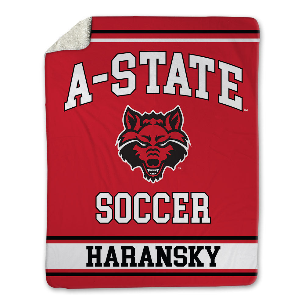 Arkansas State - NCAA Women's Soccer : Katy Haransky - Blanket-0