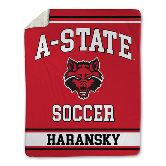 Arkansas State - NCAA Women's Soccer : Katy Haransky - Blanket-0