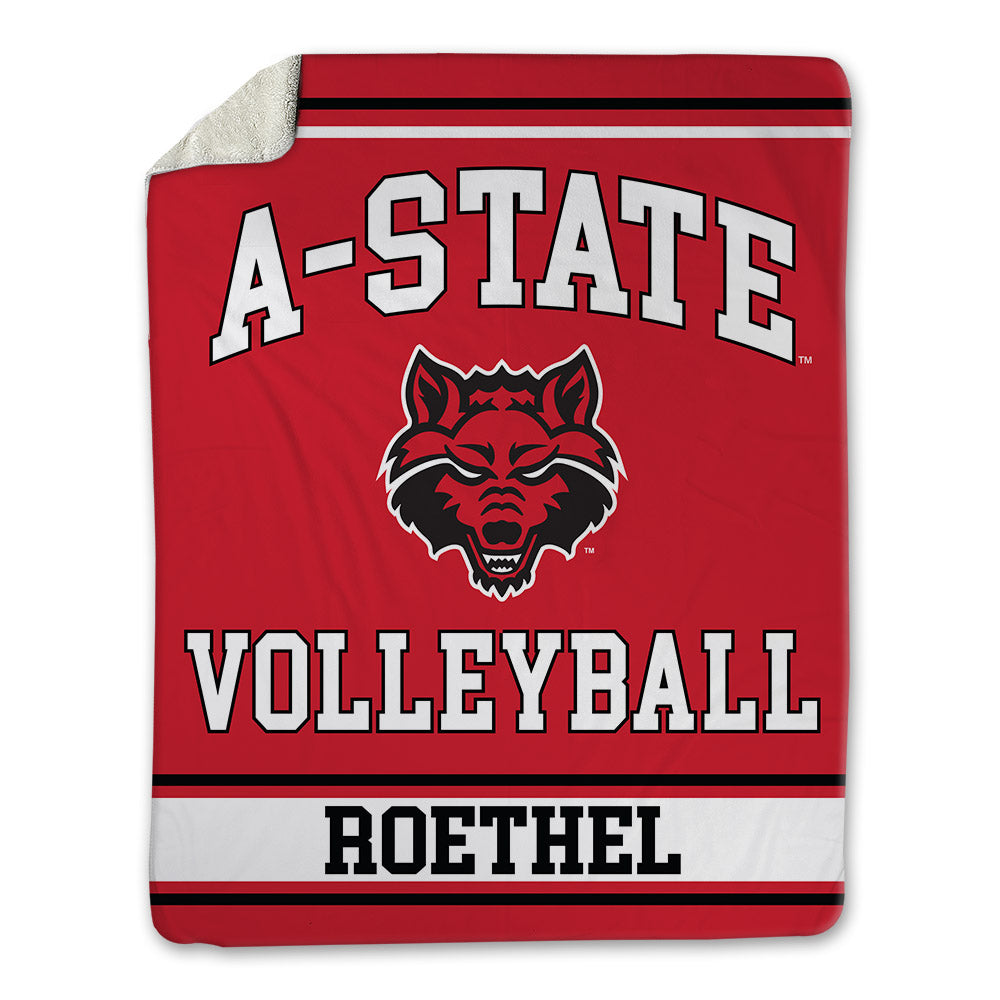 Arkansas State - NCAA Women's Volleyball : Eden Roethel - Blanket-0