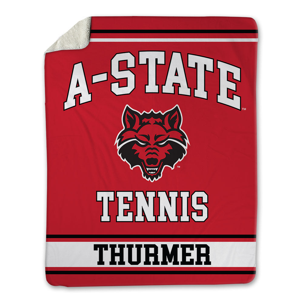 Arkansas State - NCAA Women's Tennis : Abigail Thurmer - Blanket-0
