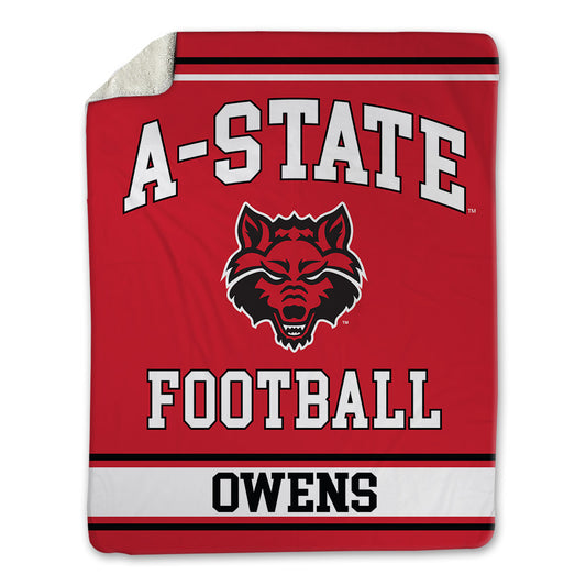 Arkansas State - NCAA Football : Trey Owens - Blanket-0
