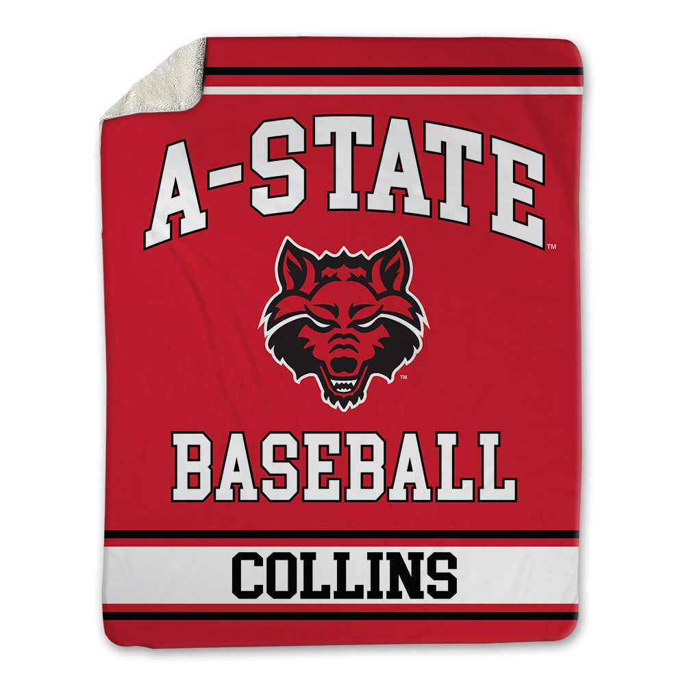 Arkansas State - NCAA Baseball : Tate Collins - Blanket-0