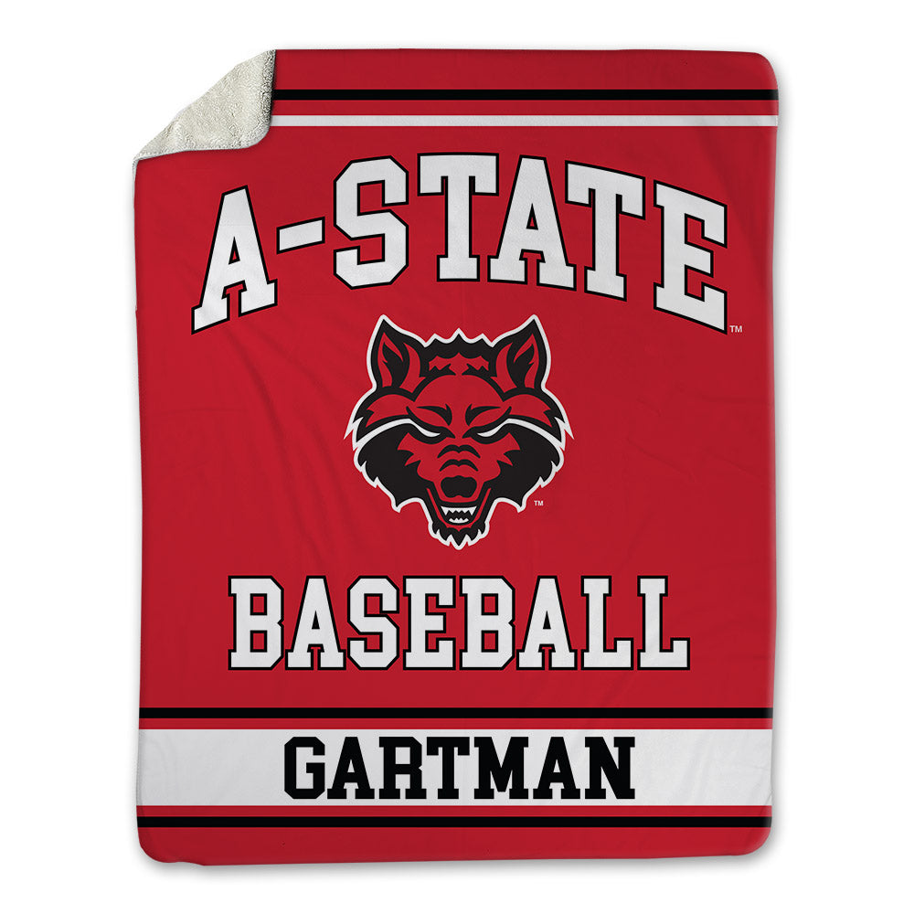 Arkansas State - NCAA Baseball : Drew Gartman - Blanket-0