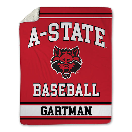 Arkansas State - NCAA Baseball : Drew Gartman - Blanket-0