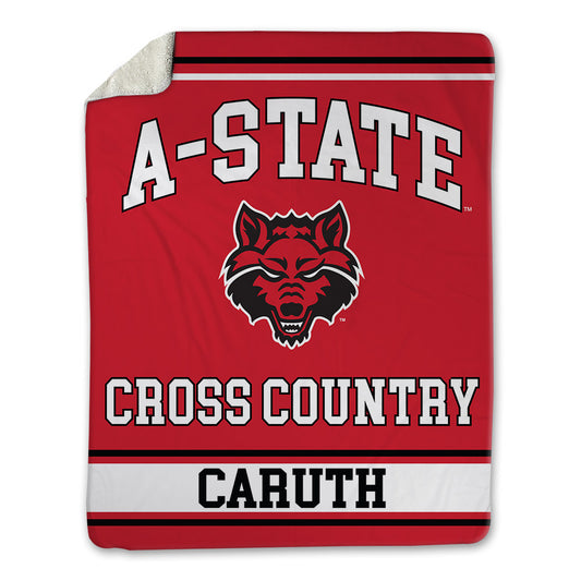 Arkansas State - NCAA Women's Cross Country : Paige-Elicia Caruth - Blanket-0
