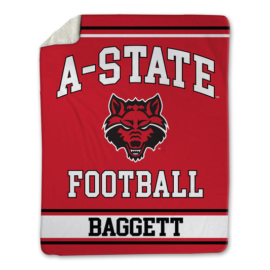 Arkansas State - NCAA Football : Solomon Baggett - Blanket-0