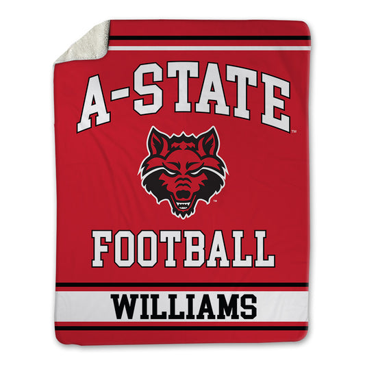 Arkansas State - NCAA Football : Marquis Williams - Blanket-0