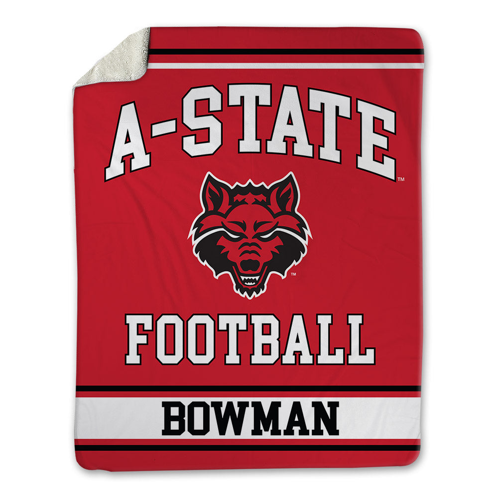 Arkansas State - NCAA Football : Ethan Bowman - Blanket-0