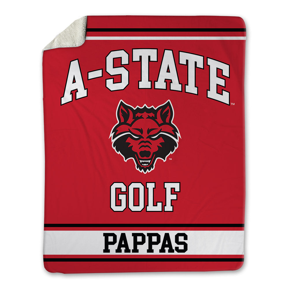 Arkansas State - NCAA Men's Golf : Devyn Pappas - Blanket-0